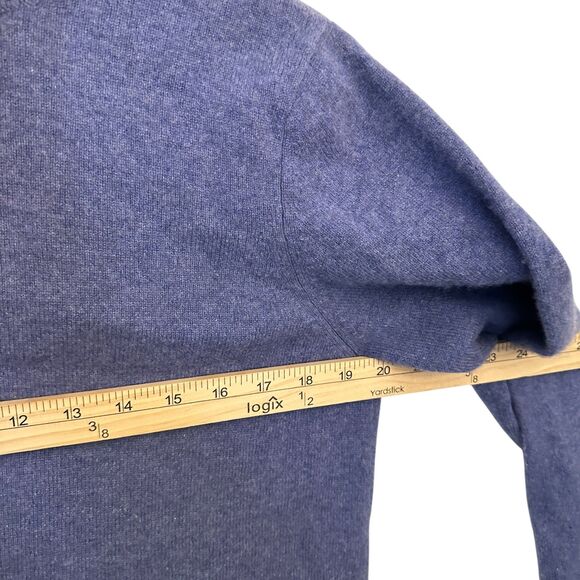 Charter Club Purple 2-Ply Cashmere Knit Turtleneck Sweater – Size M - Picture 6 of 6